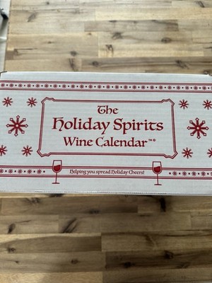 Holiday Wine Advent Calendar Box Empty 12 Day DIY Gift Set