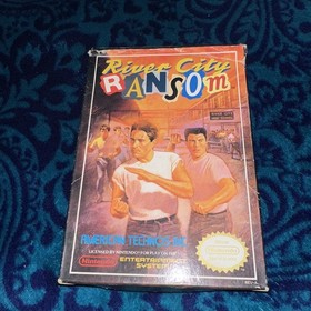 River City Ransom NES (Nintendo NES, 1989) No Manual Tested Works w/ Box