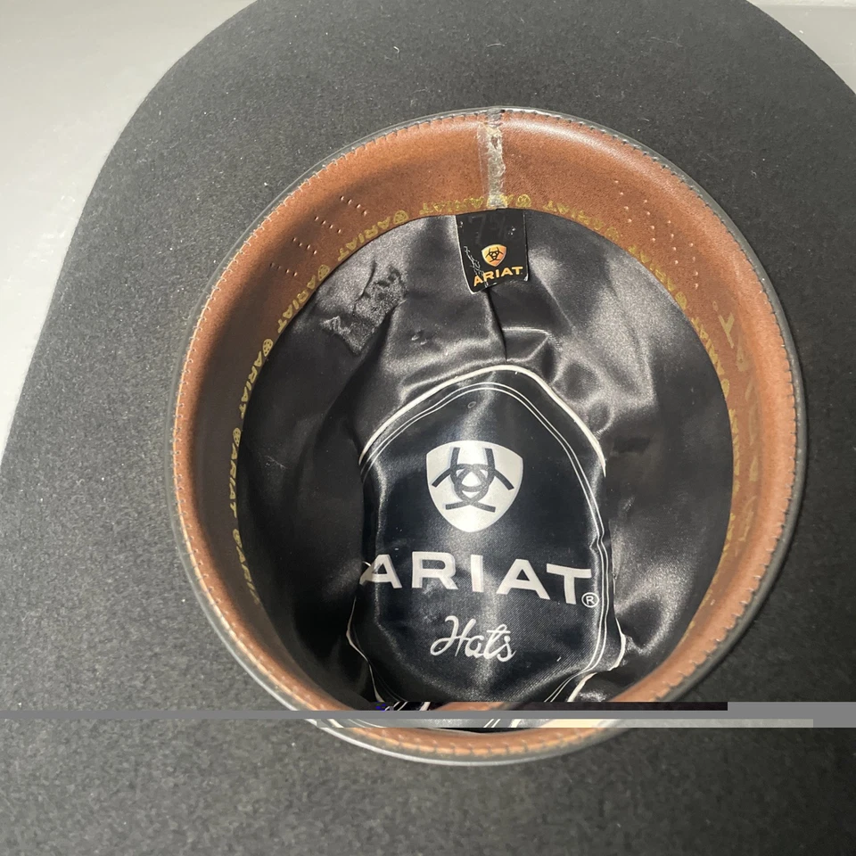 Sombreros de vaquero de lana premium ARIAT 2X 7 5/8 Foto 4 de 4