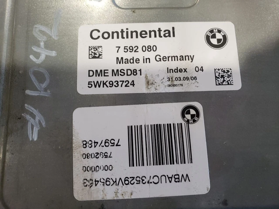 Juego de seguridad - BMW 135I E82 2009 cupé - OEM 7592080, 9147227 Foto 2 de 4