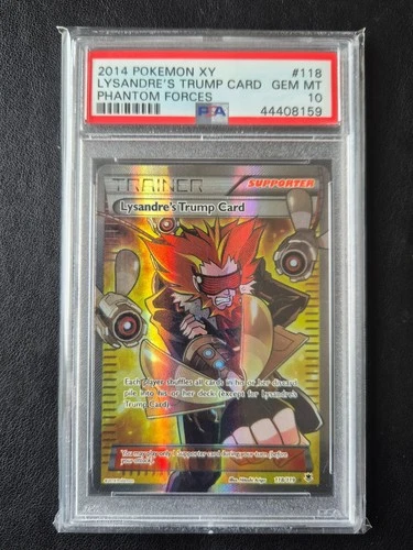 PSA 10 - XY Phantom Forces - Lysandre's Trump Card - 118/119 - Ultra Rare