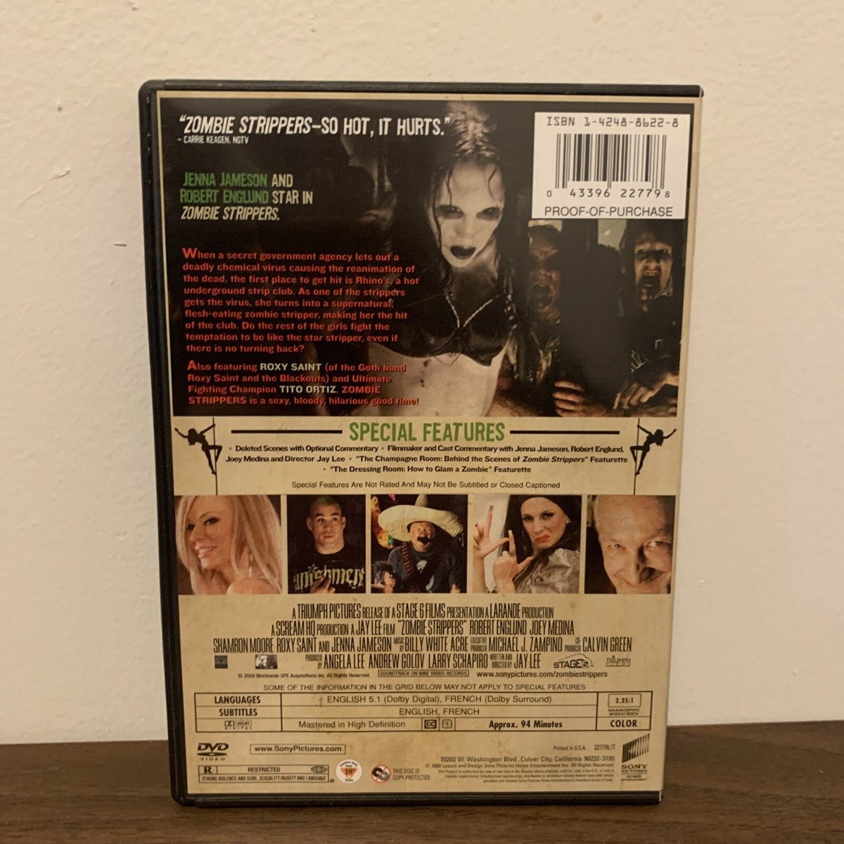 Zombie Strippers (DVD, 2008, Rated Special Edition) 43396227798| eBay