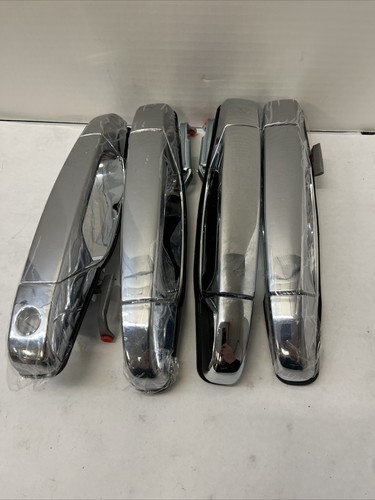 Exterior Door Handle Chrome Rear Door Handle Set For 2010-2018 Toyota 4Runner - Left & Right Pair 4runner Door Handle No Sensor - Foto 8