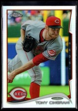 2014 Topps Chrome TONY CINGRANI REFRACTOR Cincinnati Reds