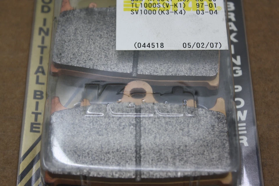 SUZUKI SV1000 & TL1000S METAL HIGH PERFORMANCE RACING FRONT BRAKE PADS VESRAH - Image 3 of 4