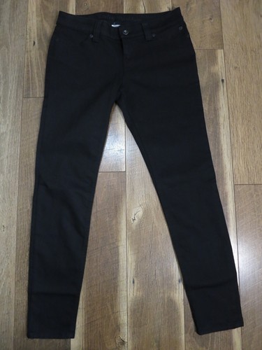 Harley Davidson 99135-17VW Women's Black Skinny Slim Fit Low Rise Jeans Sz 8