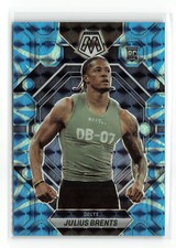 JULIUS BRENTS #340 RC 2023 PANINI MOSAIC COLTS BLUE