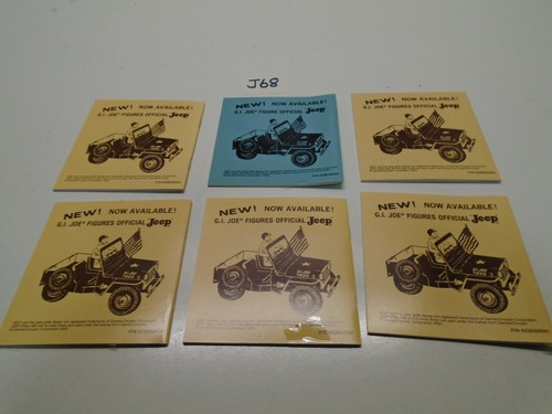GI JOE 40th Anniversary 1 AIR & 5 ARMY MANUALS J68 - Picture 2 of 2