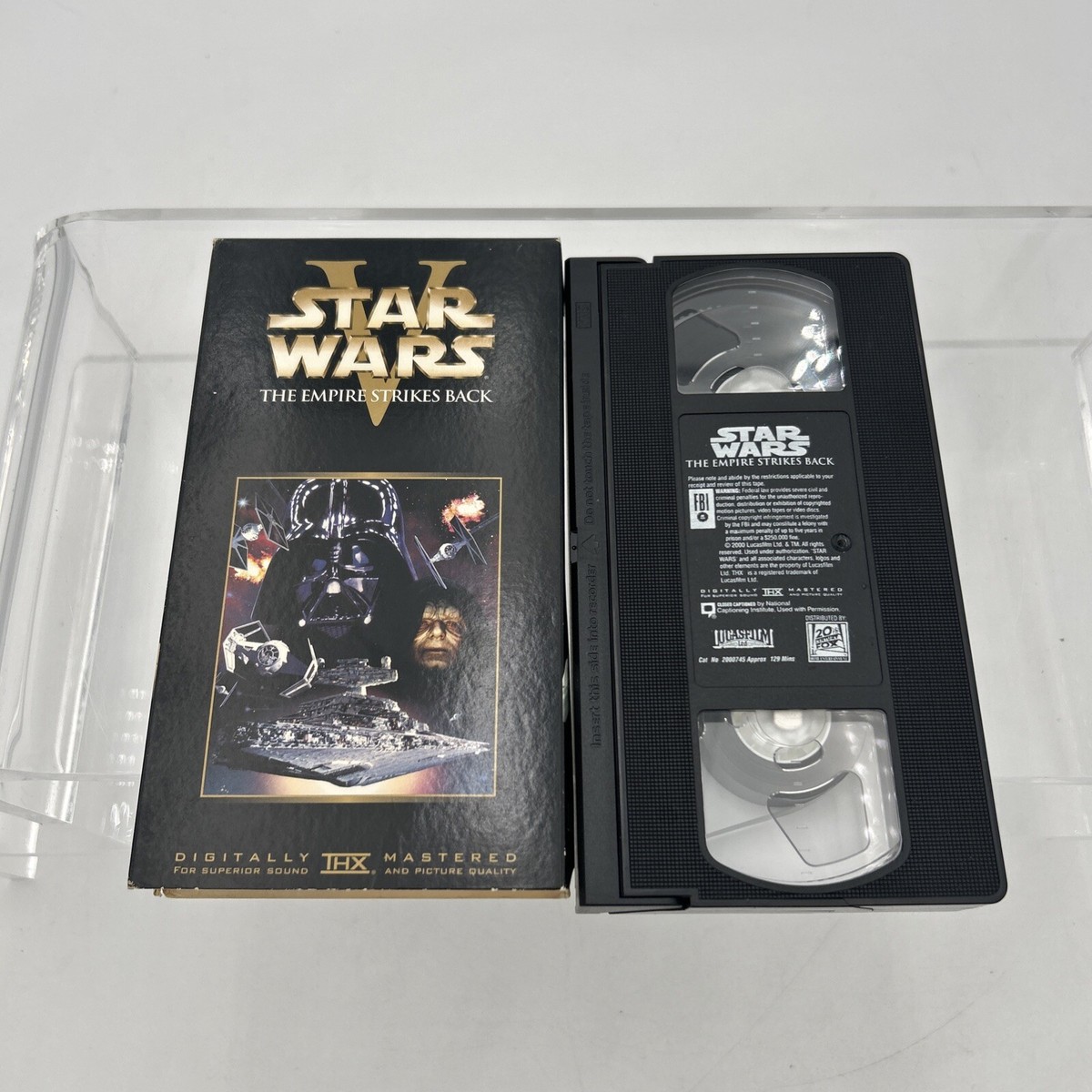Star Wars VHS Episode 4 5 6 THX Mastered Cassette Vintage