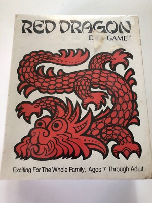 Jax Red Dragon Dice Game 1995 New Old Stock Ages 7 to Adult 