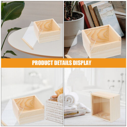 3 Count Small Jewelry Organizer Case Vanity Velvet Clear Bin - Picture 5 of 12