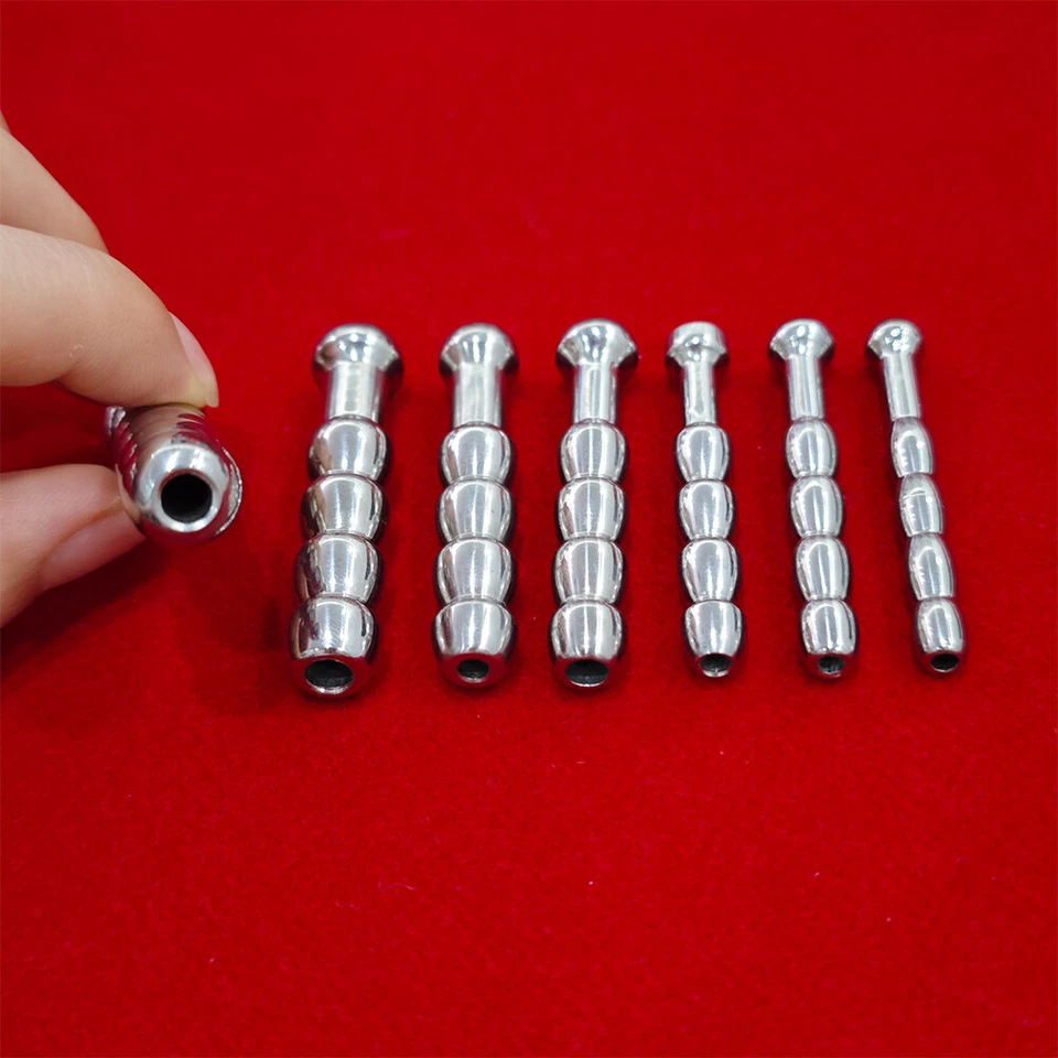 Металлическая вилка Penis звучащая растяжитель уретры сквозное отверстие стержень расширитель трубка БДСМ - Изображение 2 из 4