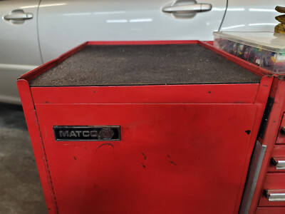 Vintage Matco Tools MB302 3 Drawer Side Add On Hanging Cabinet Red