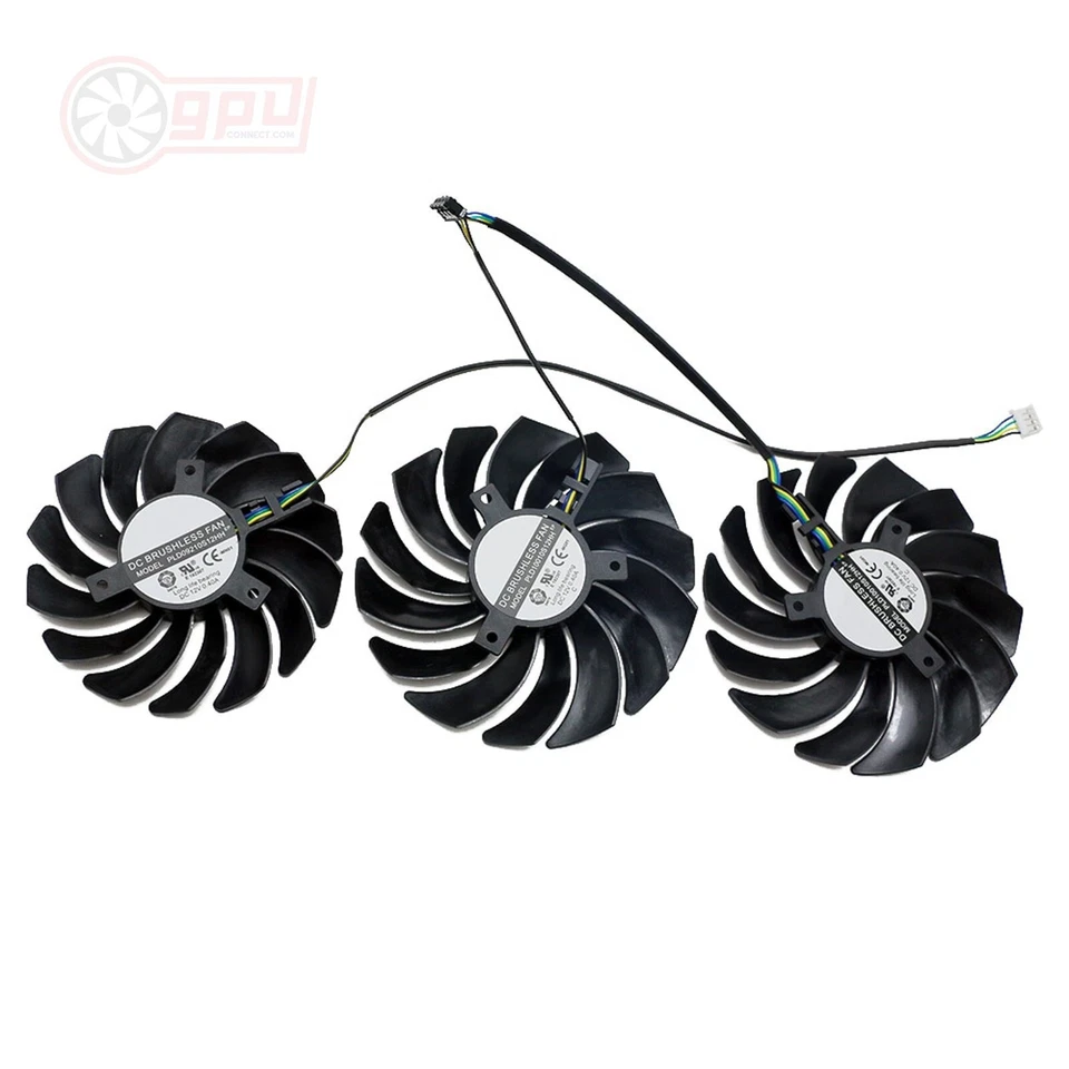 MSI RTX 2070 2080 2080 Ti Super Gaming X Trio Replacement GPU Graphics Card Fans - Image 3 of 3