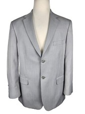 Bert Pulitzer Mens Sz 42R Lt Gray Color 100 Poly Sport Coat S76