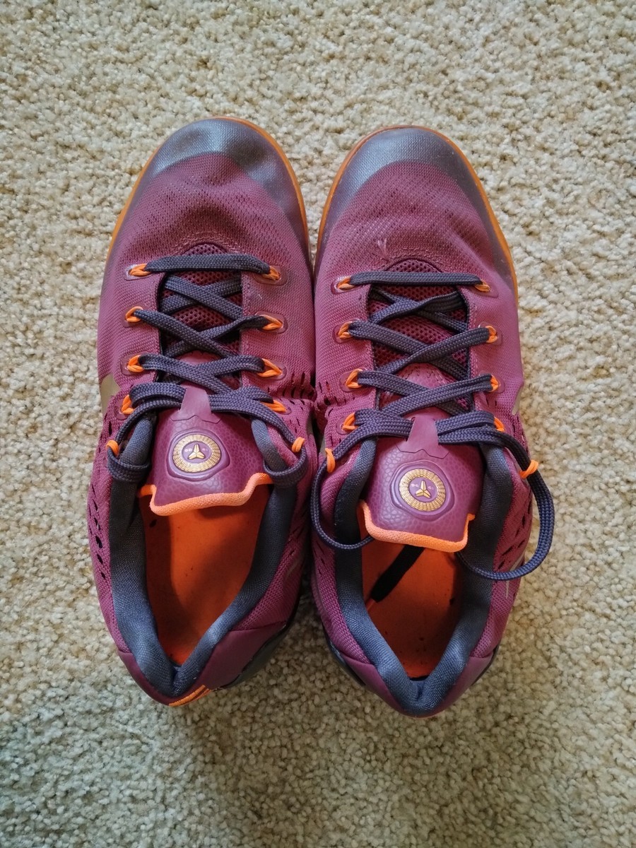 Nike Kobe Bryant 9 IX EM Sz 7Y Deep Garnet GS Hyper Crimson 653593