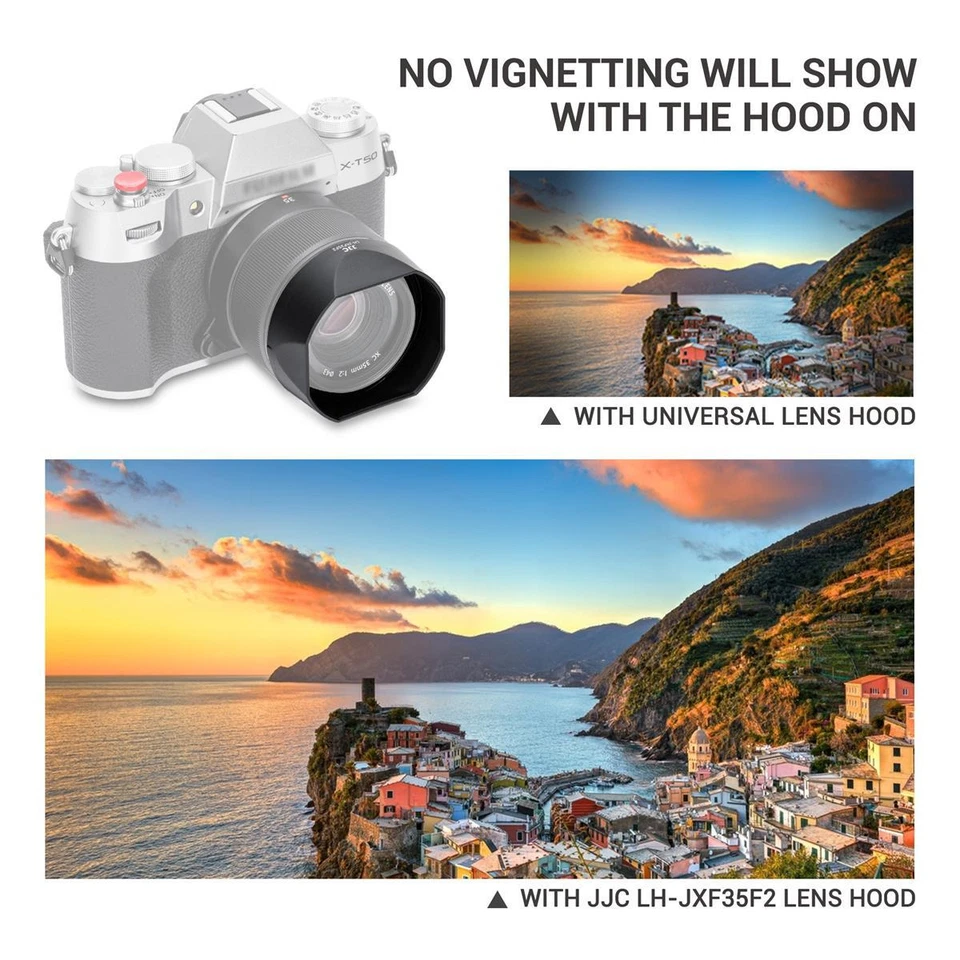 Reversible XC 35mmf/2 Lens hood For Fujifilm XF 23mm f/2 R WR / XF 35mm f/2 R WR - Image 2 of 4