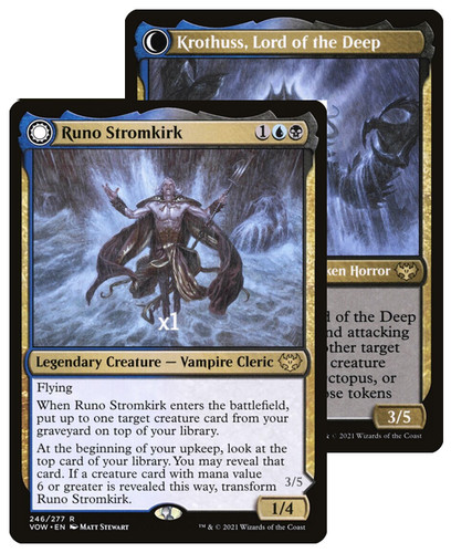 Runo Stromkirk // Krothuss, Lord of the Deep x1 Magic the Gathering 1x  Innistrad