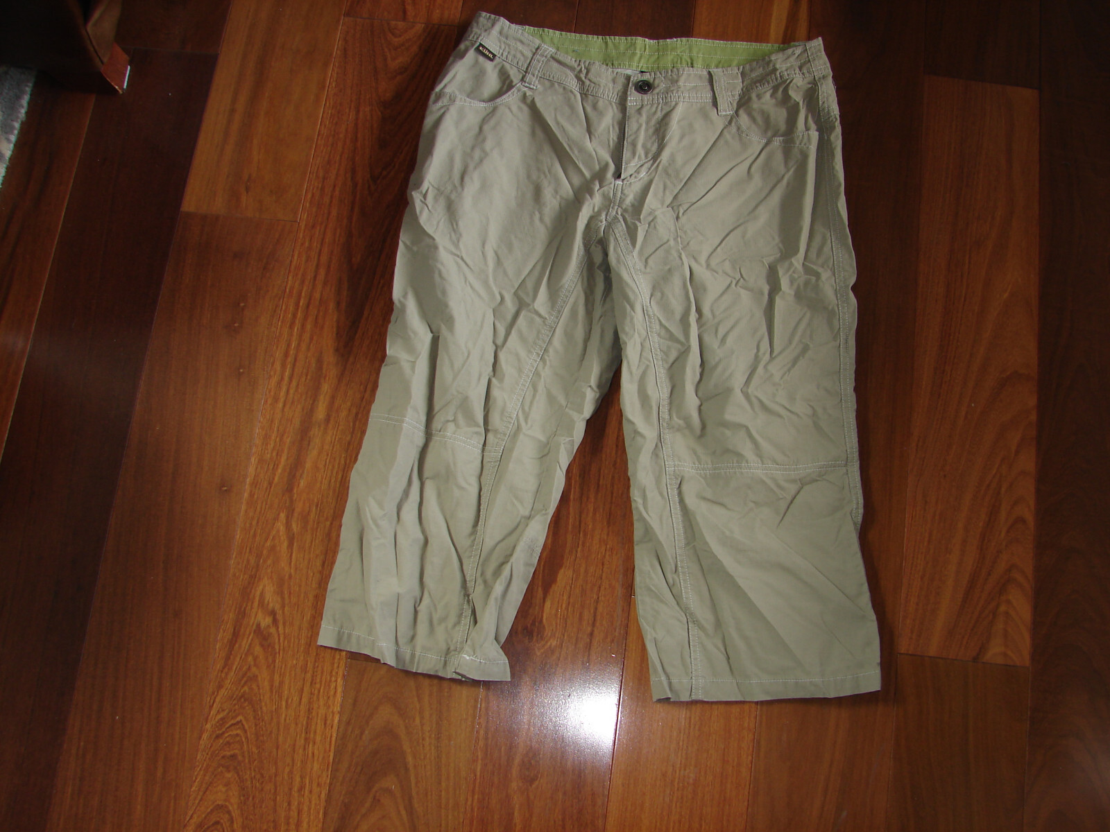 Kuhl Dry Women's Long Cargo Shorts Capri Hiking Outdo… Gem