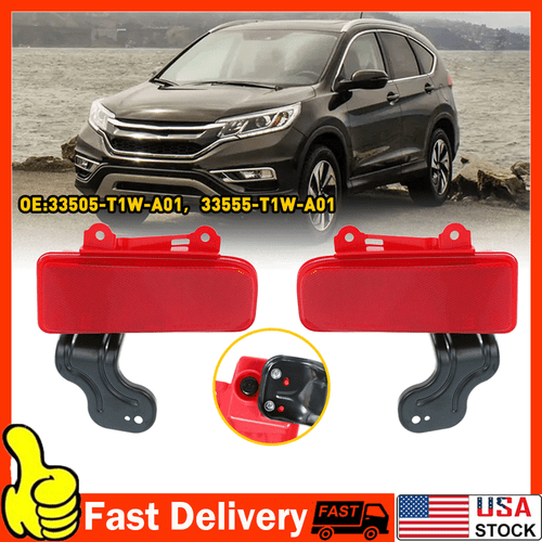 Left/Right Side Rear Bumper Reflector Lights Tail Lamp For Honda CRV 2015 2016 - Picture 22 of 27