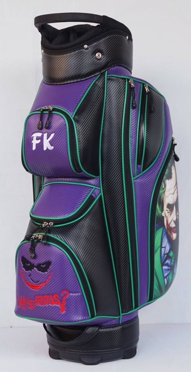 JOKER Custom Golf Cart Bag - Personalized Name, Color & Logo