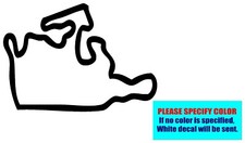 Reno Fernley Raceway Course Vinyl decal sticker Graphic Die Cut Car Truck 10"