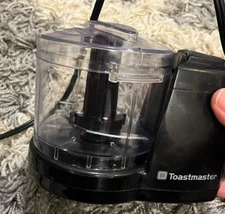Toastmaster Plug-In Food Processor Black (Blade and Lid are included) 