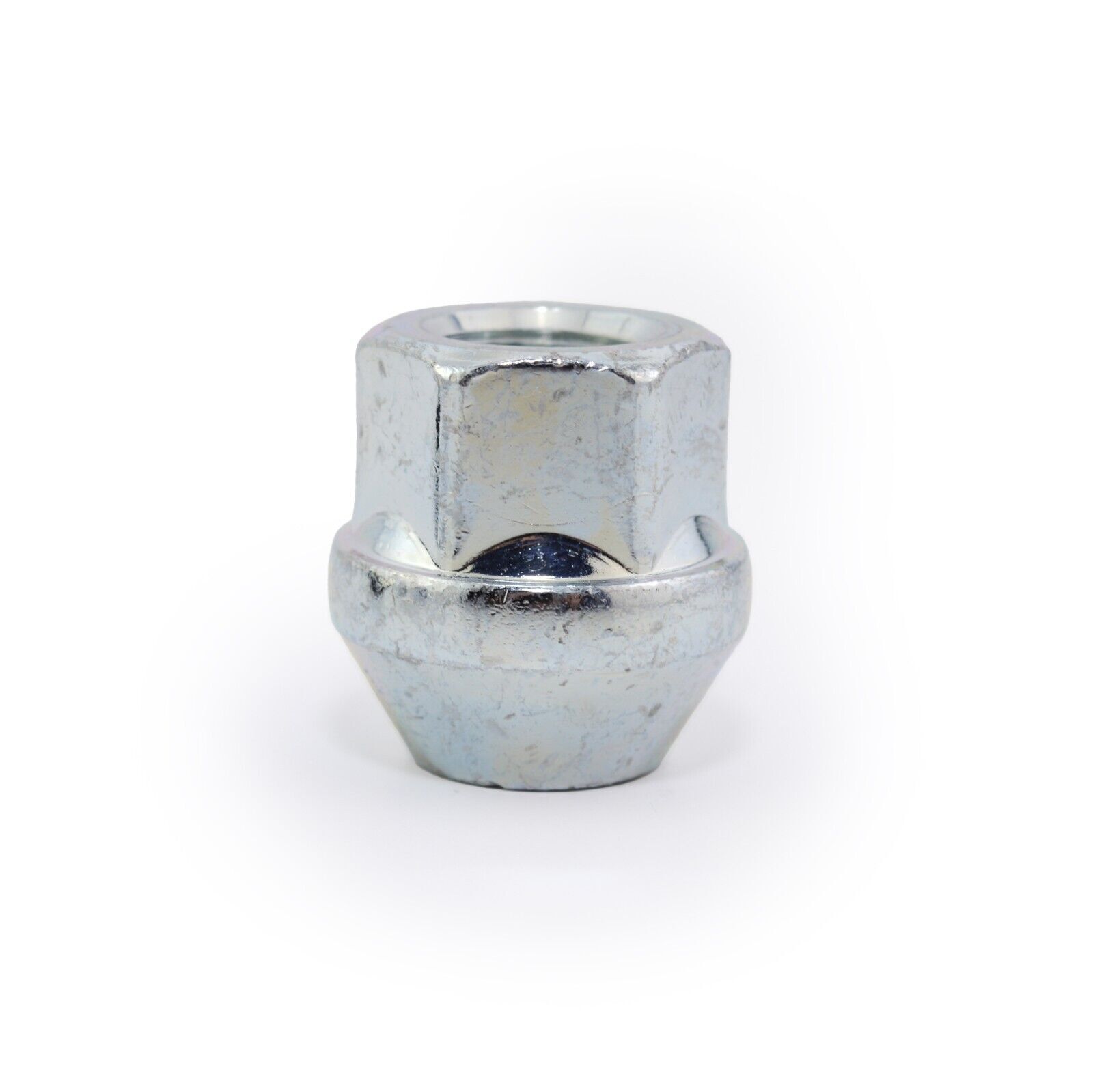 M12 x 1.5 19mm Hex Open Alloy & Steel Wheel Nuts Taper Fits Ford Fiesta