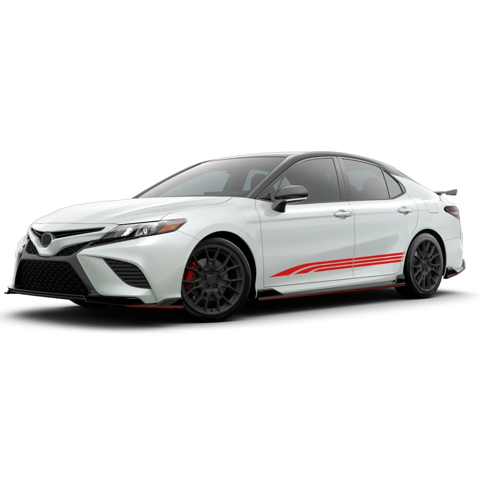Triples rayas para Toyota Camry SE XLE XSE V6 TRD XV70 calcomanía pegatina envoltura de vinilo Foto 4 de 4