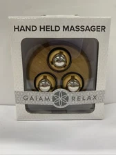 Gaiam Relax Hand Held Massager - Stimulates Blood Flow, Soothes Sore & Achy Musc
