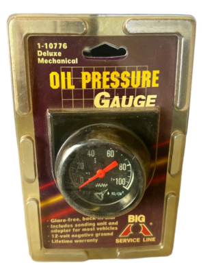 #ad #ad NOS 2quot; Angle BLK 12V Mechanical Oil Pressure Gauge 0 100 PSI #1 10776 Fast Ship $19.99