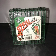 Wild Bird Feeder Green EZ Fill Feeder C&S Suet Treats Feeders Outdoor Patio New 