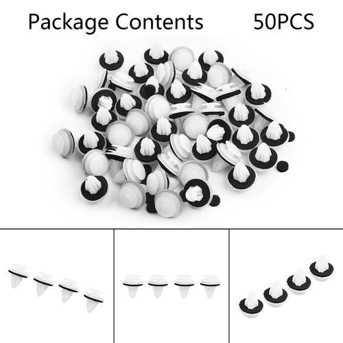 50Pcs Door Trims Panel Moulding Side Clip Retainer For Mazda CX-5 CX5 CX-7 3 6 2