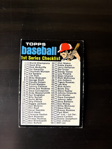 1971 Topps Baseball #1-262. You-Pick Complete-Your-Set. Low Ship. Up to 10% Off - Picture 102 of 501