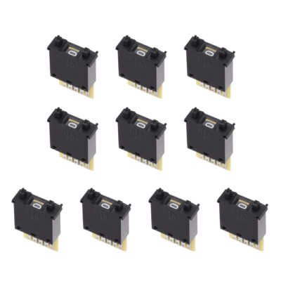 10Stk DIP-Schalter BCD-Code Daumenradschalter KM2 0-9 digitale Schwarz