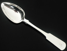 Scottish Provincial Silver Table Serving Spoon, John Hogg of Perth c.1800