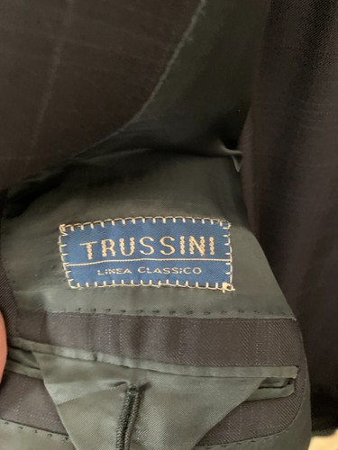 Trussini Herren grau Fensterscheibenanzug Größe US 52 (62 italienisch) - Bild 3 von 20