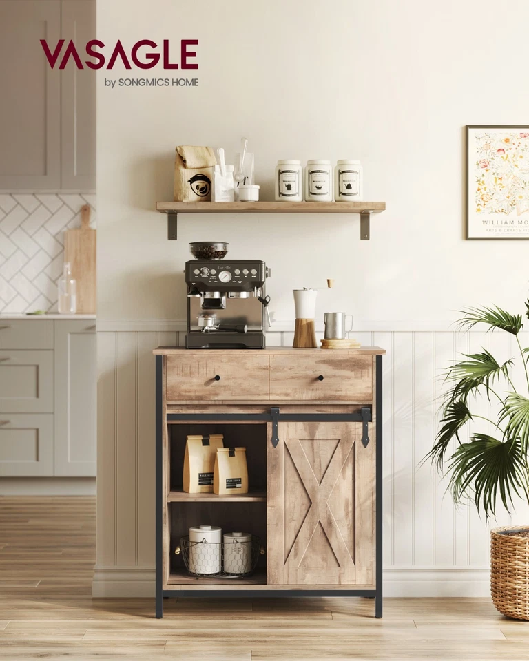 Sideboard Küchenschrank Aufbewahrungsschrank mit Schiebetür CSL100B50