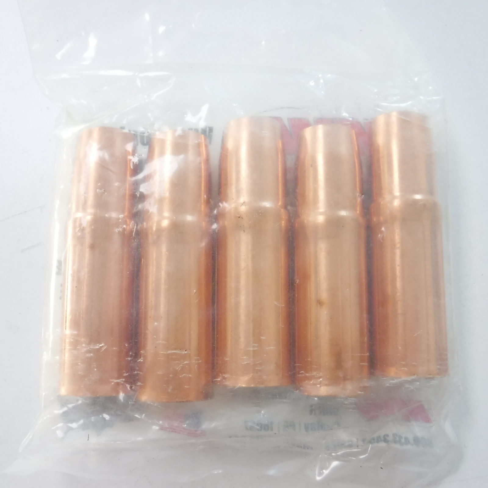 5 Pack Masterweld 5/8" Screw On Gas Nozzles MW 23-62