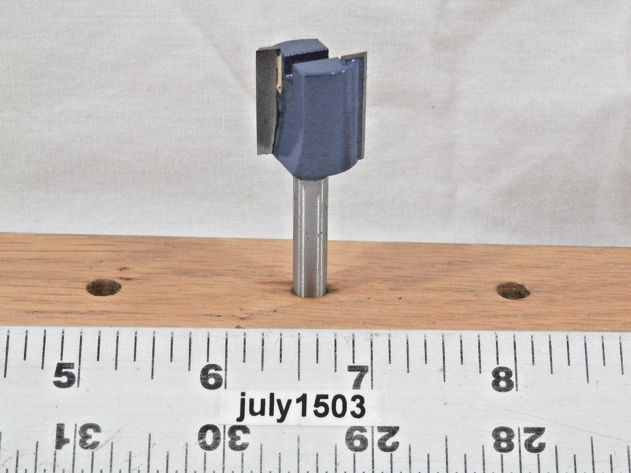(1) NEW 3/4" D Hinge Mortising Carbide Tipped Router Bit 1/4" Shank 2 Flute zm