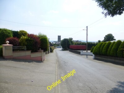 Photo 6x4 Irish Row, Raphoe Heading south-eastThe Anglican cathedral  c2014