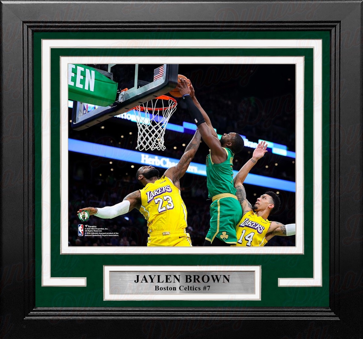 Jaylen Brown Dunks Over LeBron James Boston Celtics 8x10 Framed Basketball Photo | eBay