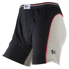 Open Box BikeTek Men's MotoGP 39-42 Boxer Shorts Black/White Size XL