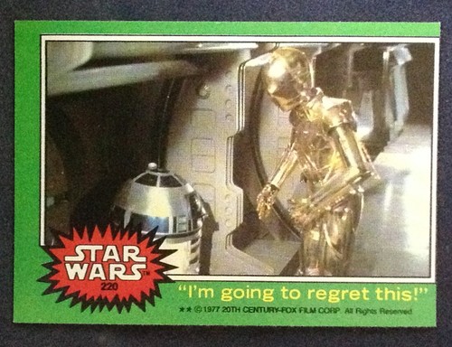 1977 Topps Star Wars Series 4 Green Pick a Card #199-229 Pack Fresh Many - Picture 75 of 101
