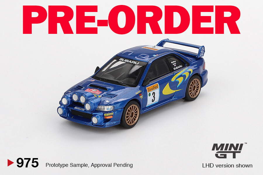 再再再値下げ!Subaru Impreza WRC 98 ミニカー Pre-order) Mini GT #975 Subaru Impreza WRC98 1998 Rally