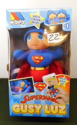 DC Superman Molto Plüschfigur Gusy Luz Ovp