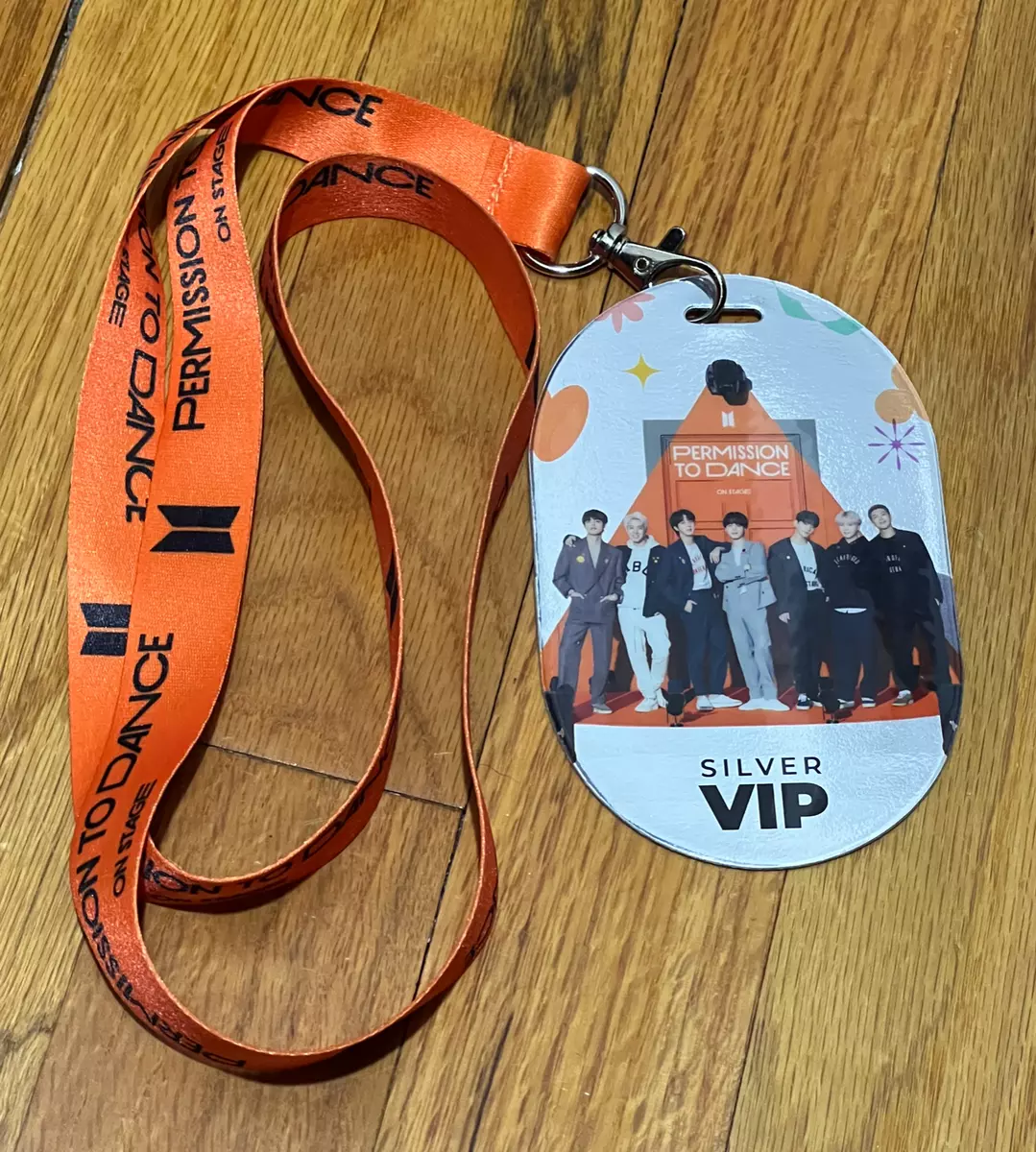 BTS PTD LA OFFICIAL SILVER SOUNDCHECK LANYARD
