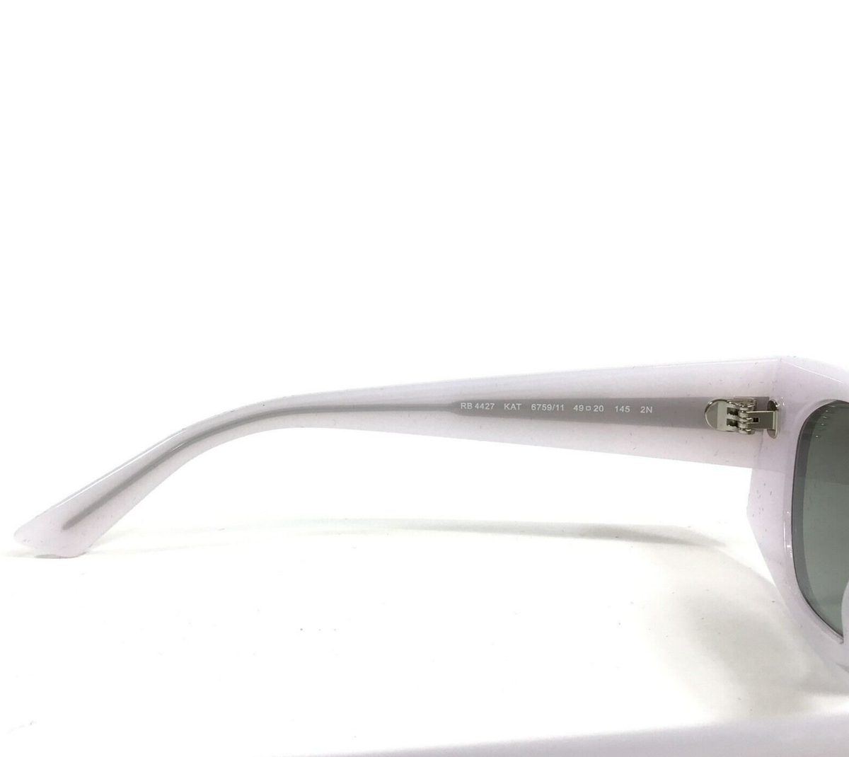 Ray-Ban Sunglasses RB4427 KAT 6759/11 White Snow Frames w  display picture 2