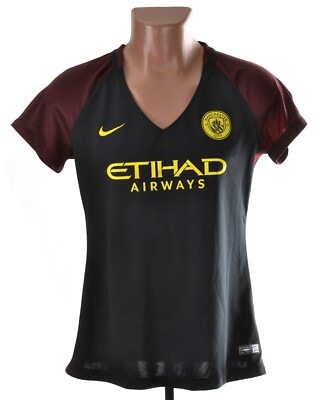 Manchester City 2016/2017 Auswärts Fußball Trikot Nike Größe L Damen