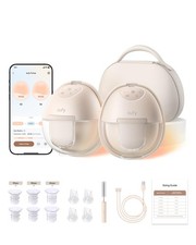 eufy Security Heated Wearable Breast Pump S1 Pro, Slim Hands-Free with